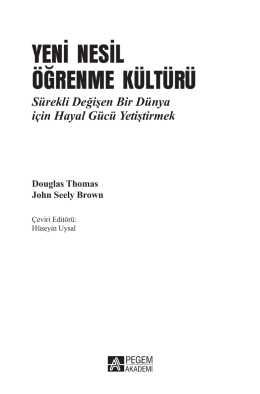 yeni nesil öğrenme kültürü