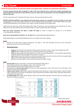 Dış Ticaret