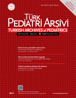 CiltVolume 51 Sayı Issue Aralık December 2016