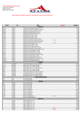 G&uuml;ncel Stok - Atasoy Zemin Market