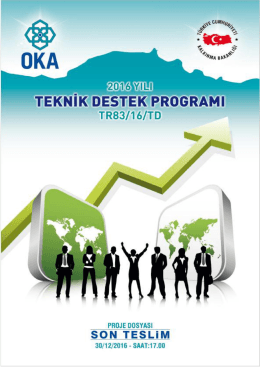 Teknik Destek Programı - Orta Karadeniz Kalkınma Ajansı