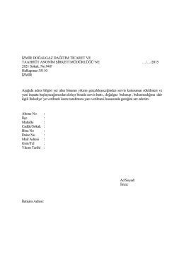 Yıkım ve bilgi talebi dilek&ccedil;esi