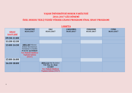 2016-2017 güz dönemi özel hukuk yüksek lisans
