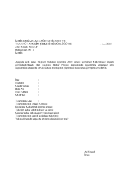 2015 2821 Sokak. No:94/F