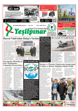 YEŞİLPINAR GAZETESİ