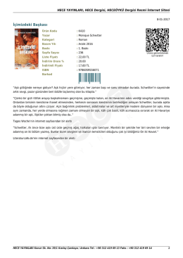 İ&ccedil;imizdeki Başkası