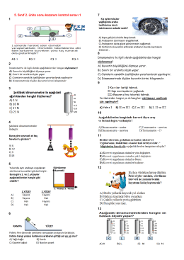 5. Sınıf 2. ünite sonu kazanım kontrol sınavının mobil için pdf hali