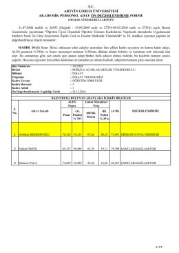 Borçka Acarlar Meslek Yüksekokulu İnşaat Bölümü İnşaat