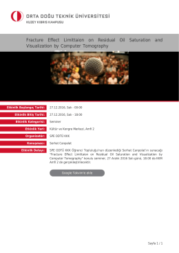 Fracture Effect Limittaion on Residual Oil Saturation and