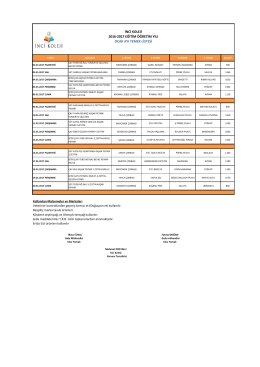 inci koleji 2016-2017 eğitim &ouml;ğretim yılı ocak ayı yemek listesi