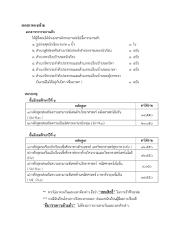 เอกสารแนบท้าย เอกสารการรายงานตัว