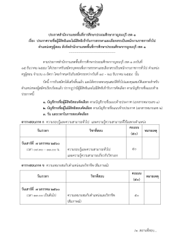 ประกาศ อ - กาญจนบุรี เขต 1