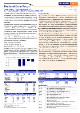 Thailand Daily Focus