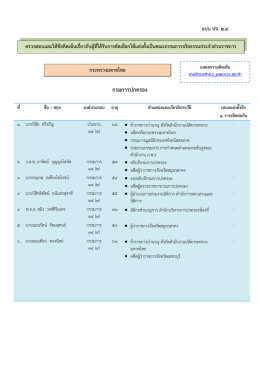 กรมการปกครอง - สำนักงาน ก.พ.