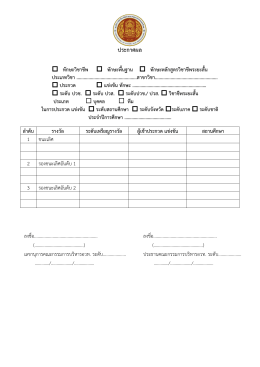 ประกาศผล