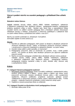 Den učitelů 2017