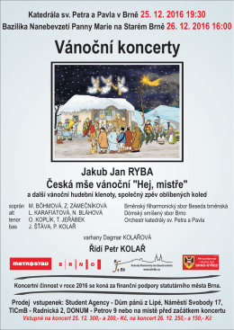 vanoce 2016 - Beseda brněnská