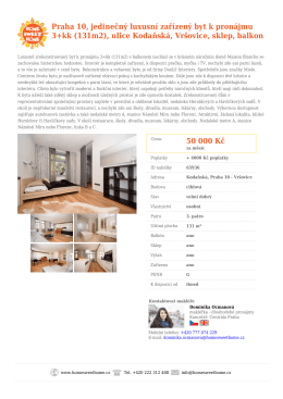 Uložit jako PDF - Realitní kancelář Home Sweet Home