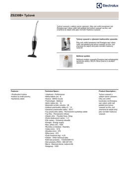 Technick&eacute; specifikace