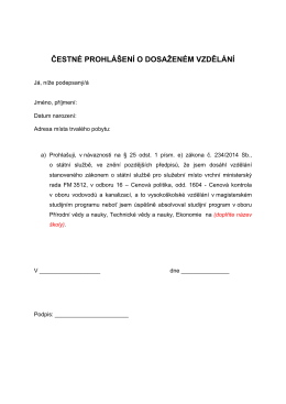 Čestn&eacute; prohl&aacute;&scaron;en&iacute; o vzděl&aacute;n&iacute;PDF