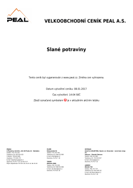 Slané potraviny