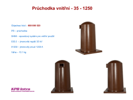 Průchodka vnitřní - 35 - 1250