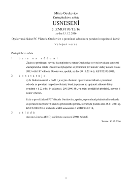 usnesení - Otrokovice