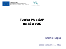 Informace o PA a &Scaron;AP