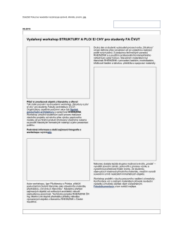 Vydařen&yacute; workshop STRUKTURY A PLO/ E/ CHY pro