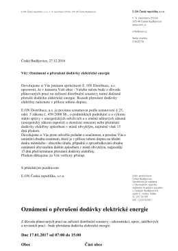 Oznámení o přerušení el.energie 17.1.2017[46937].