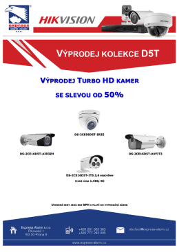 výprodej kolekce d5t