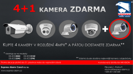 149_4MPx - 4+1 kamera Zdarma