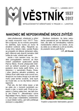věstník - Panny Marie Královny míru