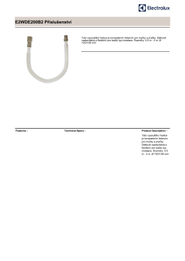 E2WDE200B2 Př&iacute;slu&scaron;enstv&iacute;