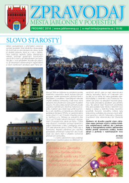 Zpravodaj č. 12/2016 - Jablonné v Podještědí