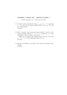 dom&aacute;c&iacute; &uacute;lohy č. 6