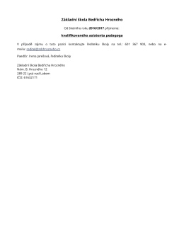 Základní škola Bedřicha Hrozného