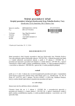 Státní pozemkový úřad - Ministerstvo zemědělství