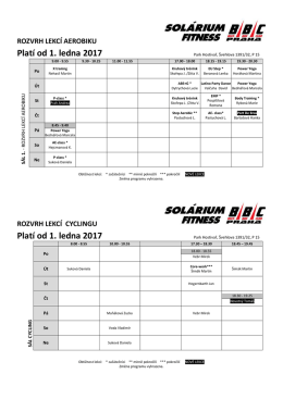 tisk - Solárium Fitness BBC