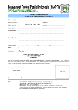 Formulir Pendaftaran Di Sini.