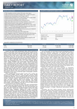 daily report - Valbury Research Department