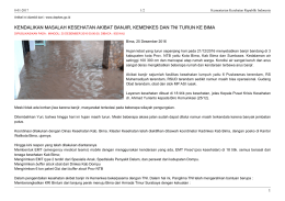 kendalikan masalah kesehatan akibat banjir, kemenkes dan tni