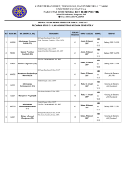 AN 5.xlsm - FISIP - Universitas Udayana
