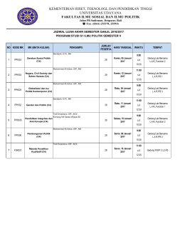 POL 5.xlsm - FISIP - Universitas Udayana