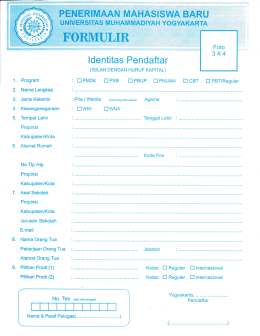 Formulir Pendaftaran