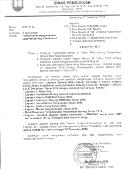- Dinas Pendidikan Kota Semarang