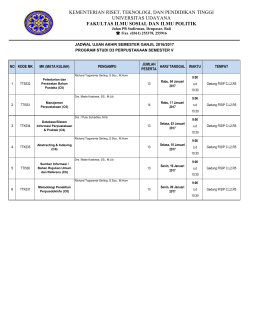 D3 5.xlsm - FISIP - Universitas Udayana