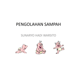 PENGOLAHAN SAMPAH