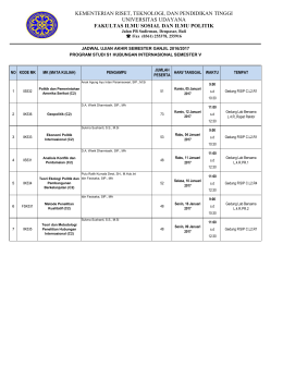HI 5.xlsm - FISIP - Universitas Udayana