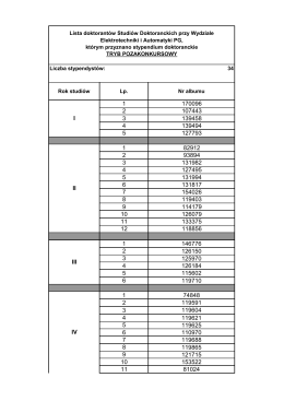 SD Wydziału Elektrotechniki i Automatyki